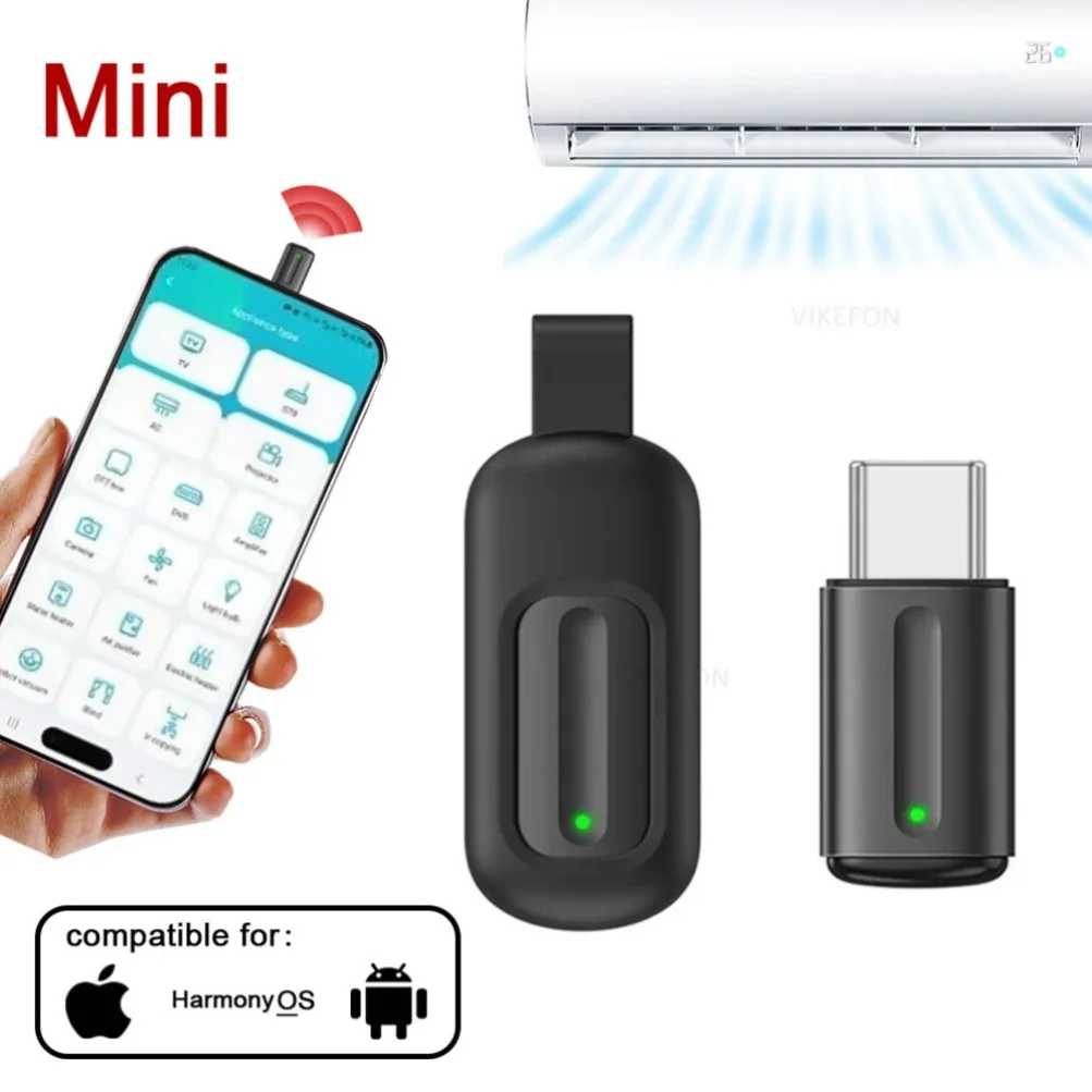 Mini Air Conditioner Infrared Mobile Intelligent Remote Control with APP Control for IOS Android HarmonyOS for TV DVD Projector