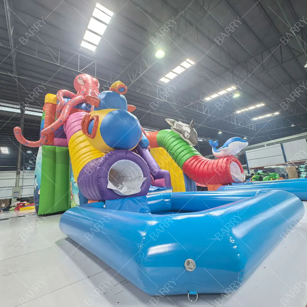 

China Kids Adults Commercial Cheap Big Inflatable Park for Sale Backyard Water Slides Inflatable Slide
