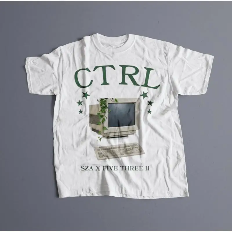 

Футболка SZA CTRL Merch Rap SOS, подарок унисекс, концерт