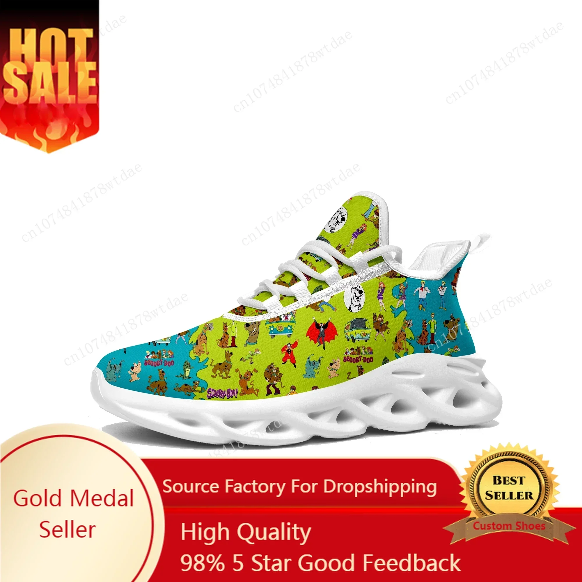 Cheech And Chong With S-Scoobys Smoke Flats Sneakers Mens Womens Teenager Sports Running Shoes Custom Lace Up Mesh Footwear