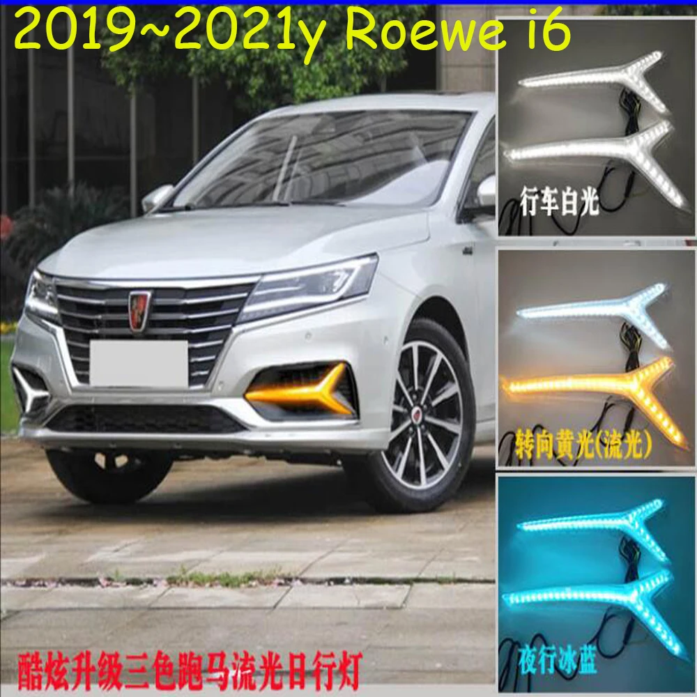 

Dynamic car bumper headlight for Roewe i6 daytime light Roewei6 2019~2021y DRL car accessories LED headlamp Roewe i6 fog light