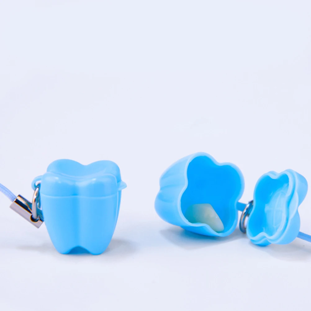 

7pcs Baby Teeth Box Mixed Color Durable Plastic Storage Container Sturdy Long Term Use Perfect Dentist Prize
