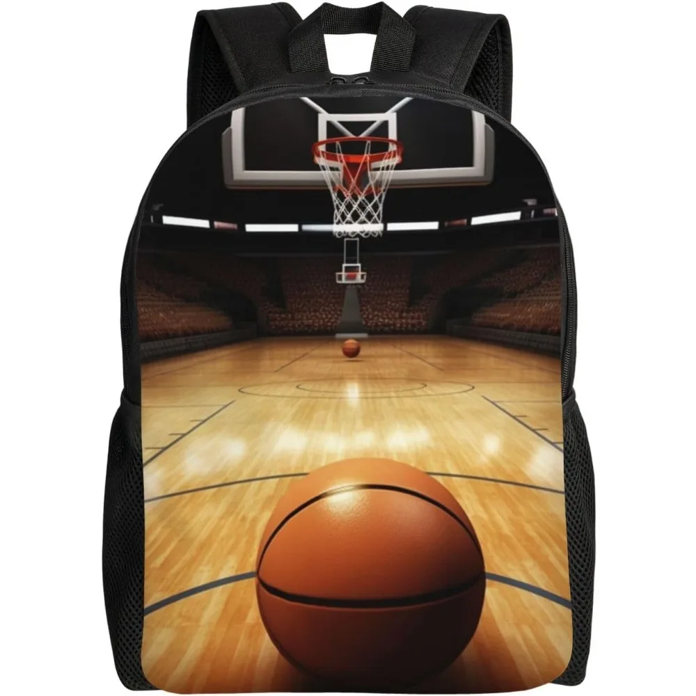 

Basketball Arena Laptop Backpack For Women Men College Backpack Work Business Computer Bag Lightweight Bookbag Teacher Nurse Bag