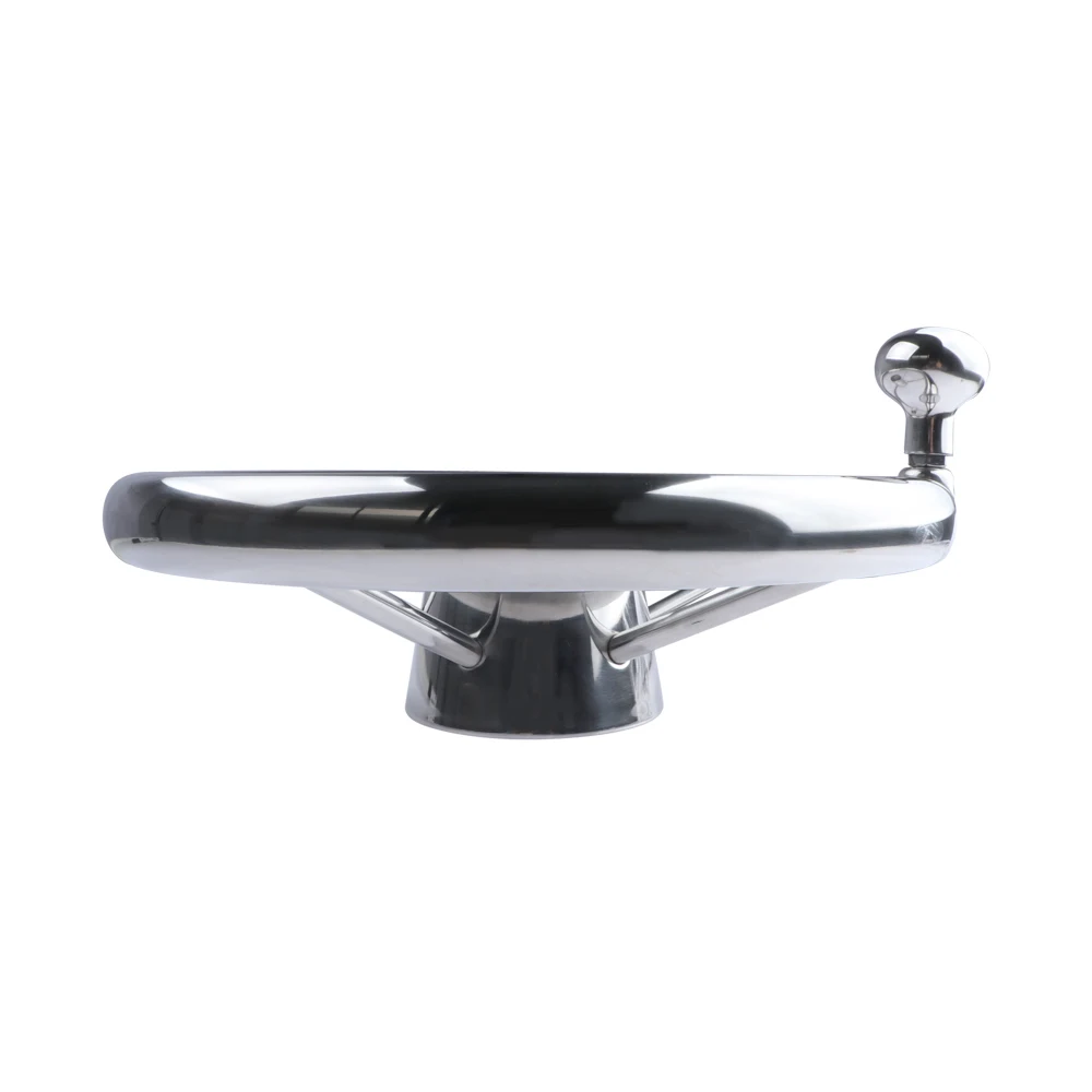 Boat Accessories Steering Wheel With Knob Stainless Steel 5 Spoke 25 Degree 11'' For Marine Yacht