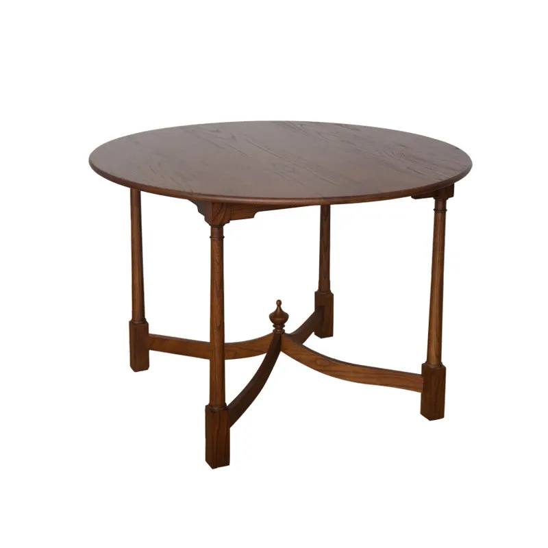 

Mid Century Household Living Room Restaurant Small Apartment Coffee Table French Retro Negotiation Desk