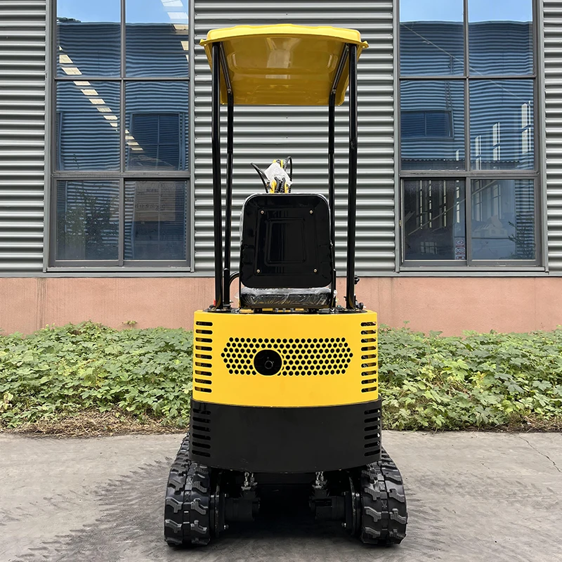 Mini Excavator 1 Ton EPA Euro 5 Small Digger Hydraulic Crawler Bagger for Farm Garden Landscaping Trenching Machine