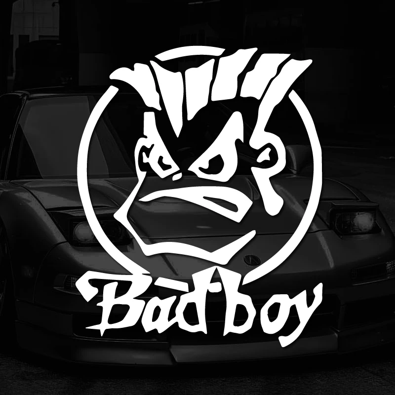 Bad boy with bad teeth and bad temper creative&funny stickers for cartoon fans&lover,high quality for car trucks motorcycles