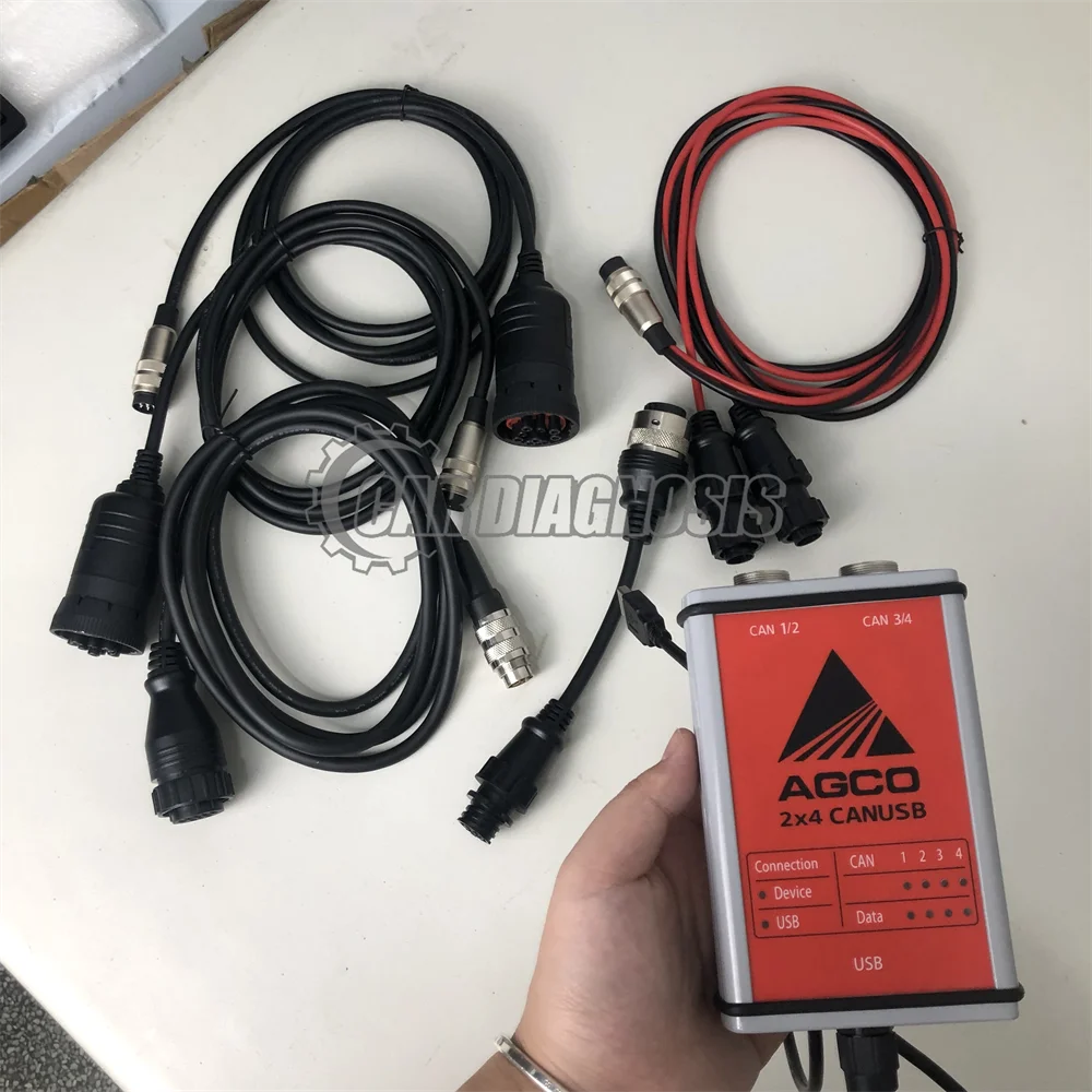 

Электронный диагностический сканер agco, комбайн трактора CANUSB, инструмент EDT для программирования трактора Fendt Troubleshoot 2024, fendias