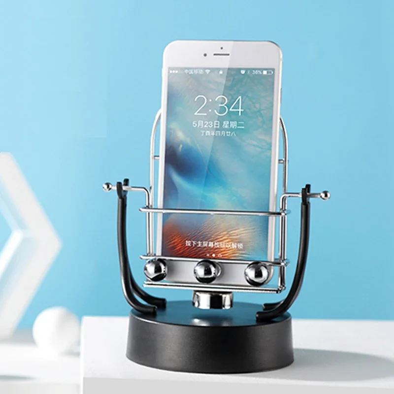 Phone Swing Device Automatic Wiggle Electronic Motion Machine Rotary Swing Motion Mobile Phone Holder For Count Steps GD