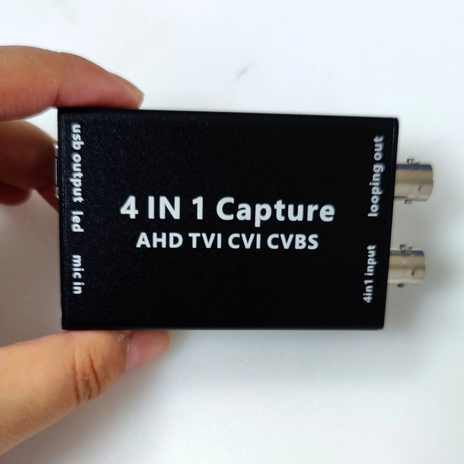 4-in-1 Video Capture Card AHD to USB Video Capture Card AHD TVI CVI input and USB output to the computer  plug-and-play CVBS