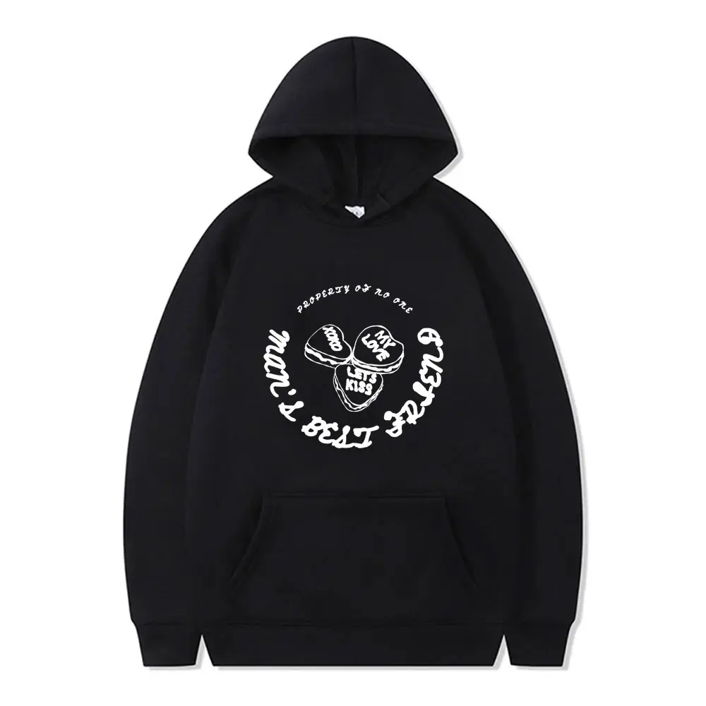 

Sabrina Carpenter Man's Best Friend Graphic Hoodie Male Vintage Fleece Hooded Sweatshirt Men's Women's Fashion Oversized Hoodies
