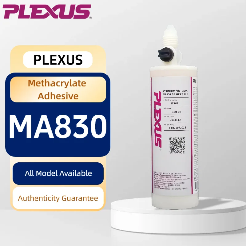 

PLEXUS MA830FS MA830GB Methacrylate Structural Adhesive 10:1 Two Part MMA Glue for Metal Plastic Composite FRP ABS PVC