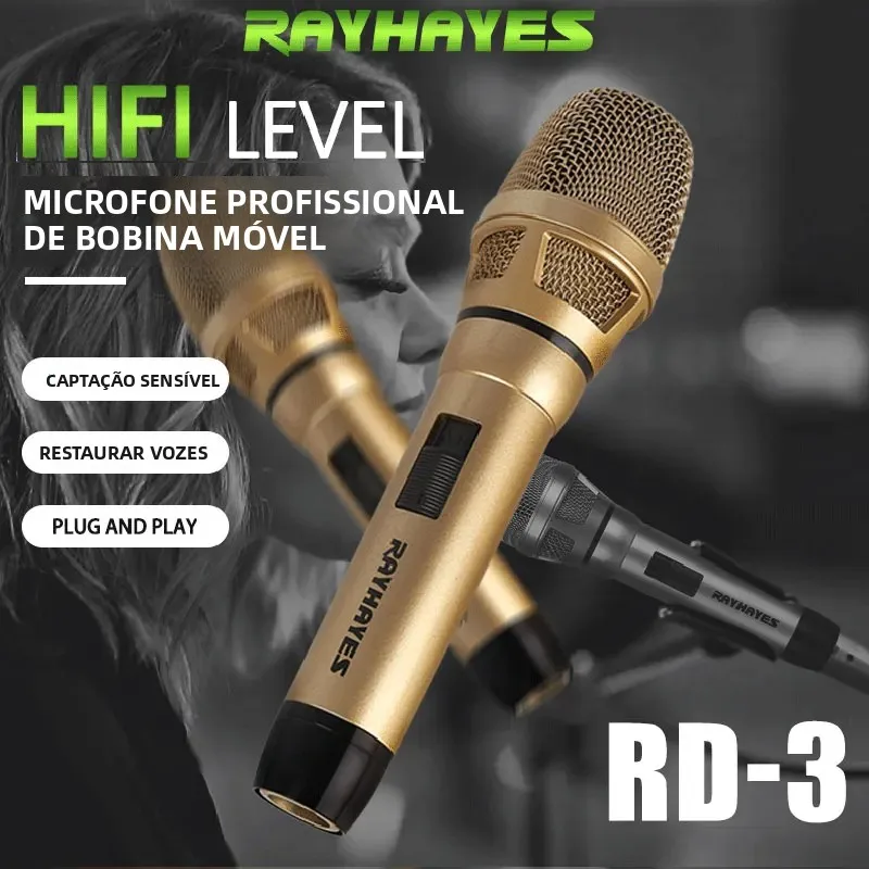 rayhayes-rd-3-プロフェッショナルダイナミックマイク-高忠実度の音質-全金属構造-耐落下性