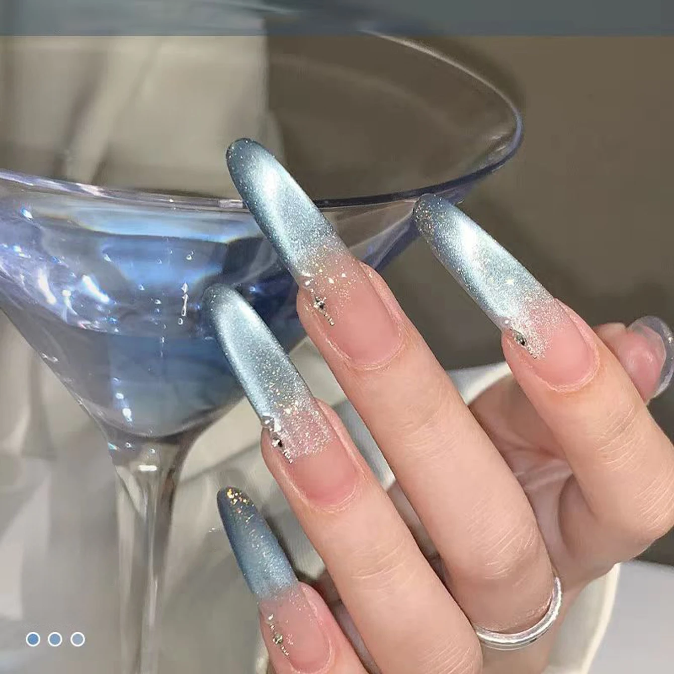 

MeC 1-12PCS 12ML Pillow Galaxy Cat's Eye Gel Nail Polish 2026 New Purple Blue Fine Glitter Glass Beads Nail Art Supplies