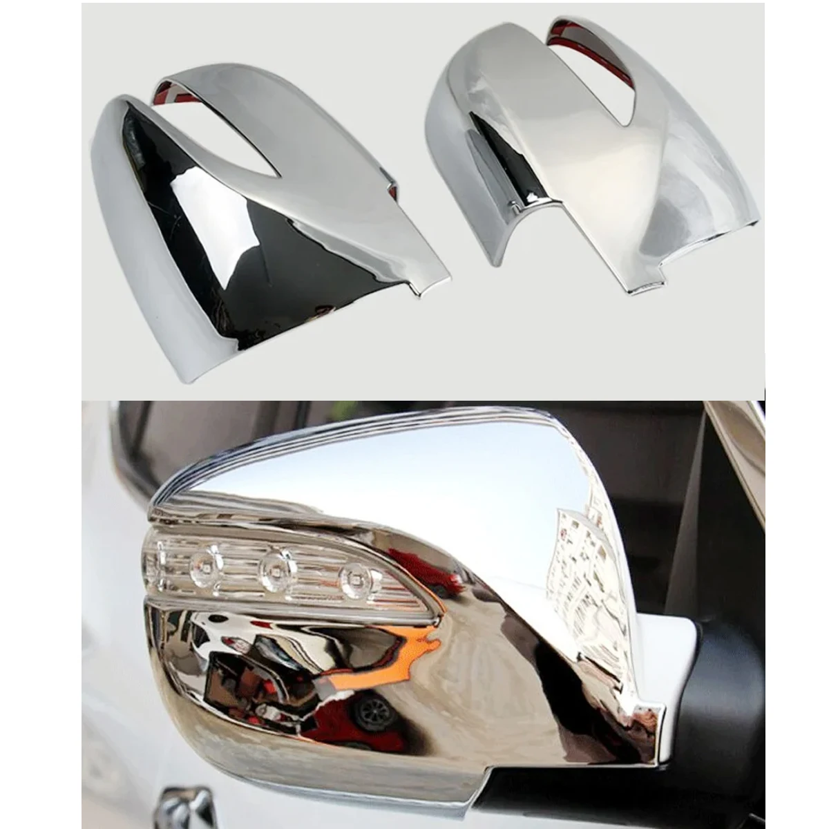 

For Hyundai IX35 2010 2011 2012 2013 2015 Car Chrome Accessories Exterior Rearview Rear View Door Mirror Cover Trim Paste style