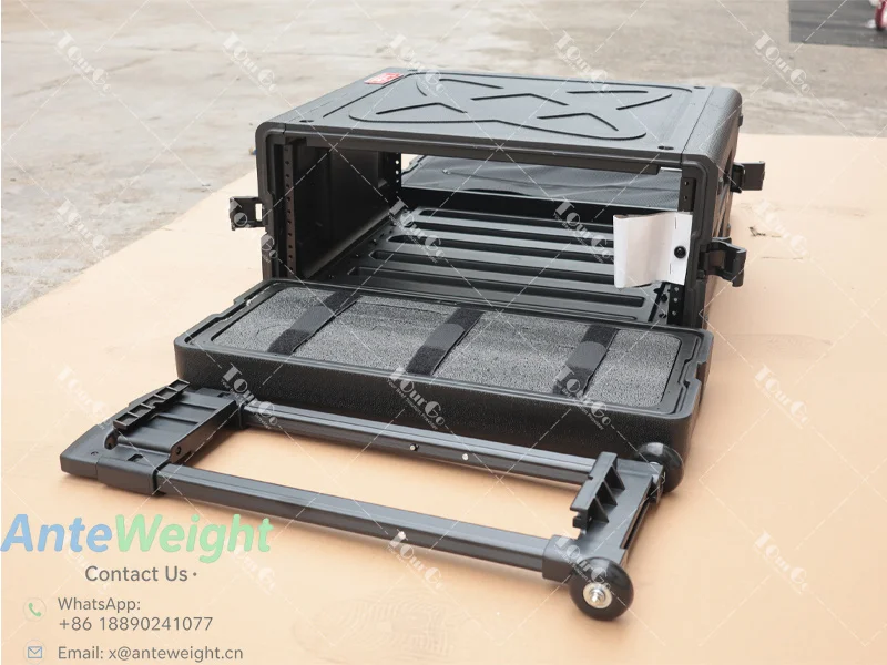 Wireless Microphone PE 4U Rack Trolley Case