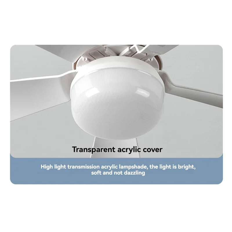 

A70P Socket Fan Light With Remote Control Distance 5M E27 3-Speeds Dimmable LED E27 Base Voltage 85-265V 40W A