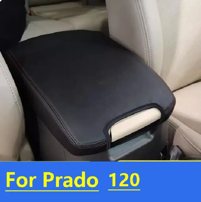Microfibre Leather Center Armrest box Case Cover For Toyota Land Cruiser 120 Prado 120 2003 2004 2006 2007 car interior
