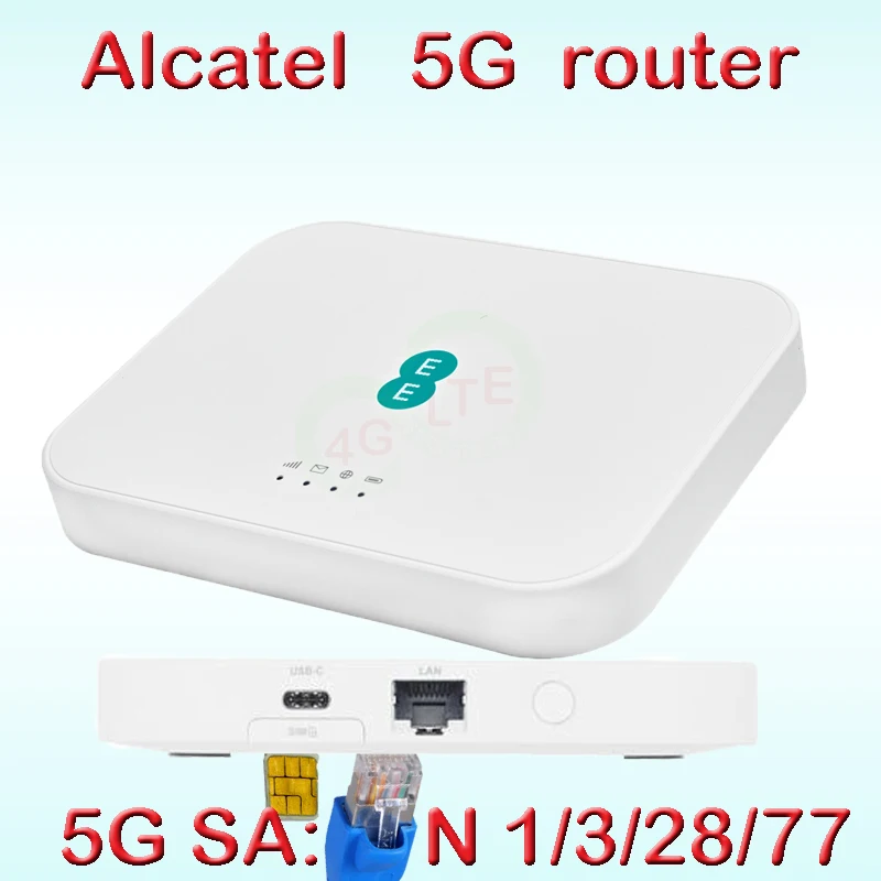 pocket mobile wifi alcatel ee 5gee wifi QTAD52E  5G wifi6 lan port 5G NR sa 5g Mini WiFi router With Sim Card WiFi Hotspot