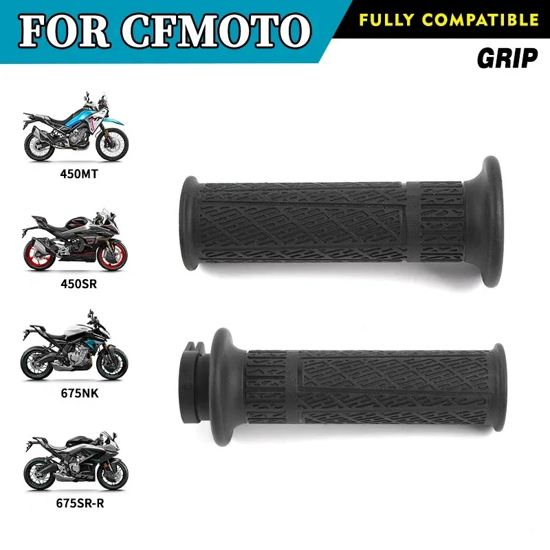 For CFMOTO 450MT Left&Right Grip CF Moto 450 MT SR 675NK SR-R Handle Rubber Cover Handlebar Plug Rubber Sleeve Original Parts