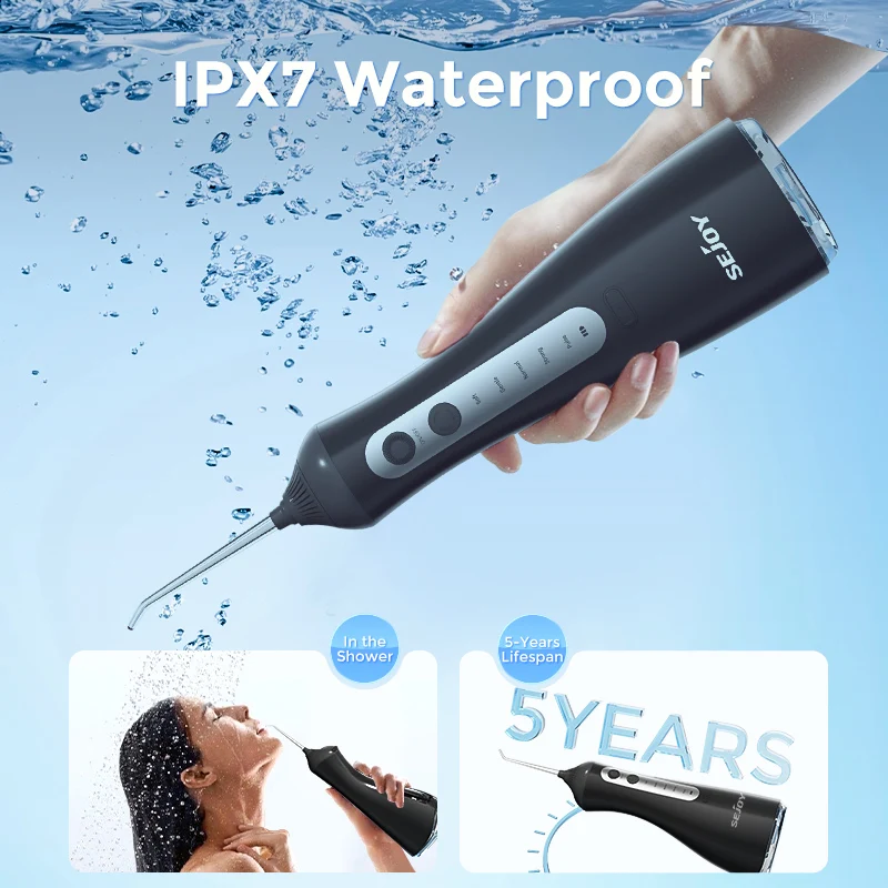Sejoy Water Flosser Teeth Picks 6 Jets 6 Modes Portable Cordless Water Floss for Teeth Cleaner  Oral Picks view 5