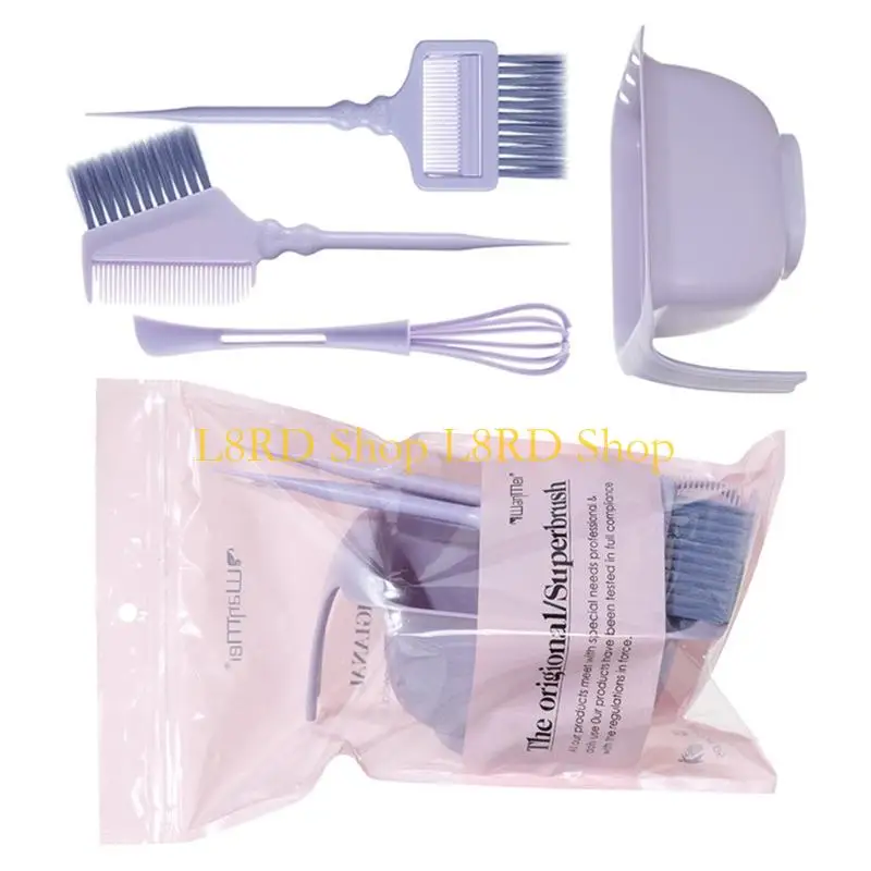 L8RD Advanced Hair Coloring System Hair dyed Brush With Angled Brush Head For Professional Results On All Hair Textures