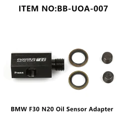 Sandwich Guage Adapter Oil Temp Oil Pressure  Sensor Plate Adapter For BMW N20 Engine Car Performance Modification BB-UOA-007