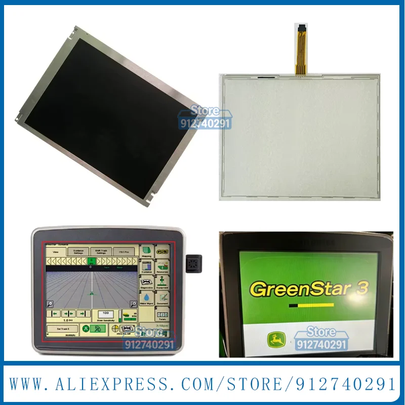 Original LCD Display Screen For Command Center LCD GS3 2630 J Ohn Deere GS3  Gen 4 4240 GS4 4640 4620 4600 GS2 2600 1800 LCD