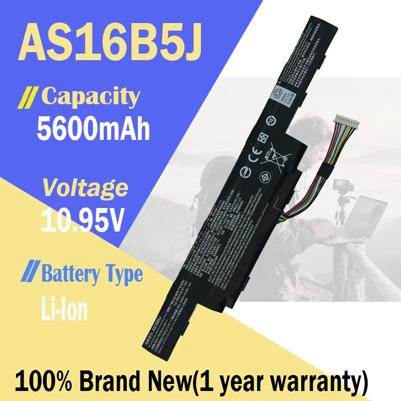 AS16B5J AS16B8J 10,95 V batería del ordenador portátil para Acer Aspire F15 F5-573G E15 E5-575-33BM E5-575G-51VI/53VG