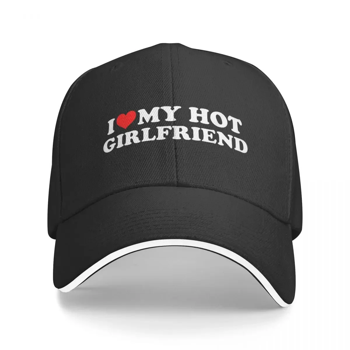 I Love My Hot Girlfriend - I Heart My Hot Girlfriend Cap Casual Baseball Caps Adjustable Hat Hip Hop Summer Unisex Baseball Hats