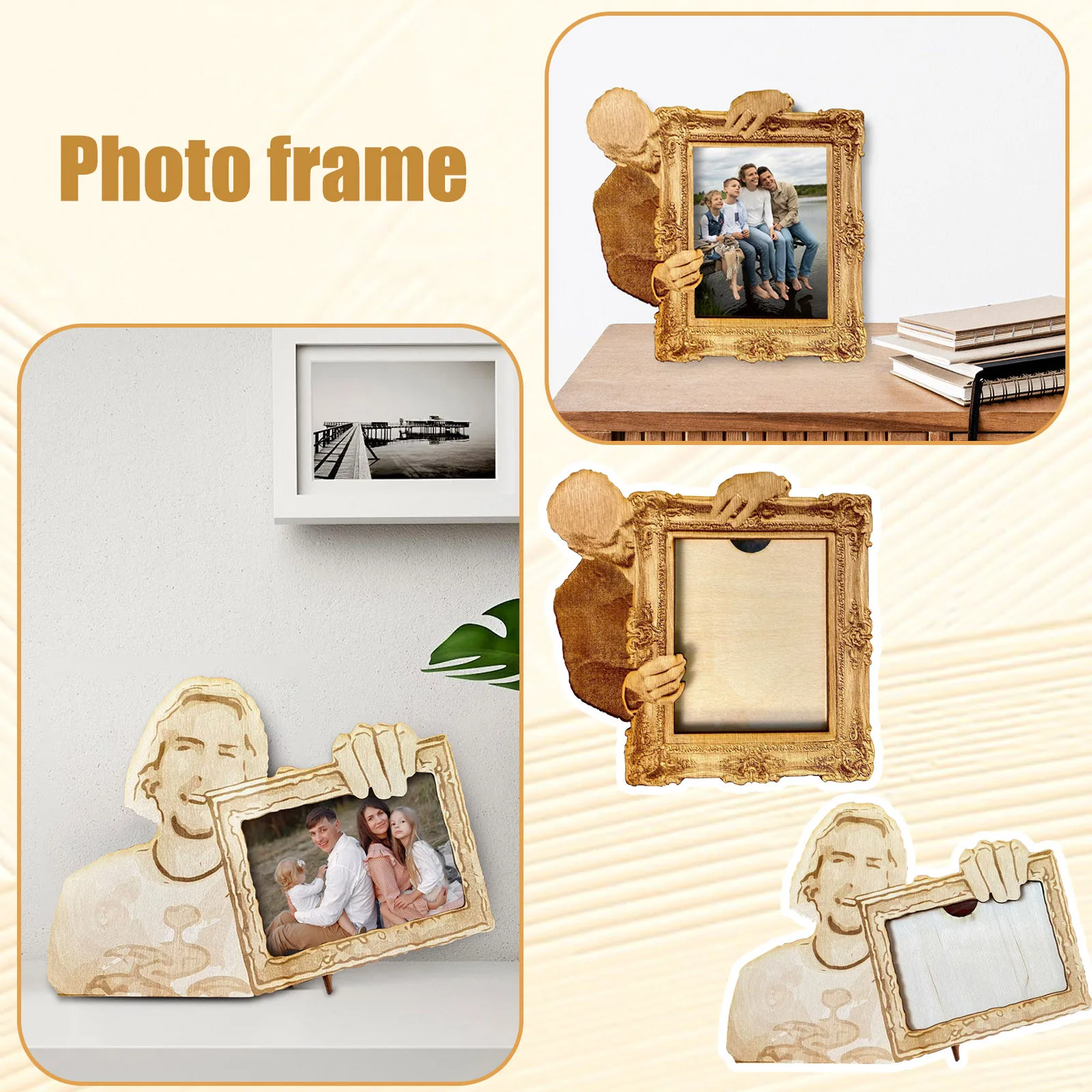 The Orig-inal Look At This Photograph Picture Frame,Personalized Wood Picture Frame,Nickelbacks Best Friend Funny Wedding Gifts