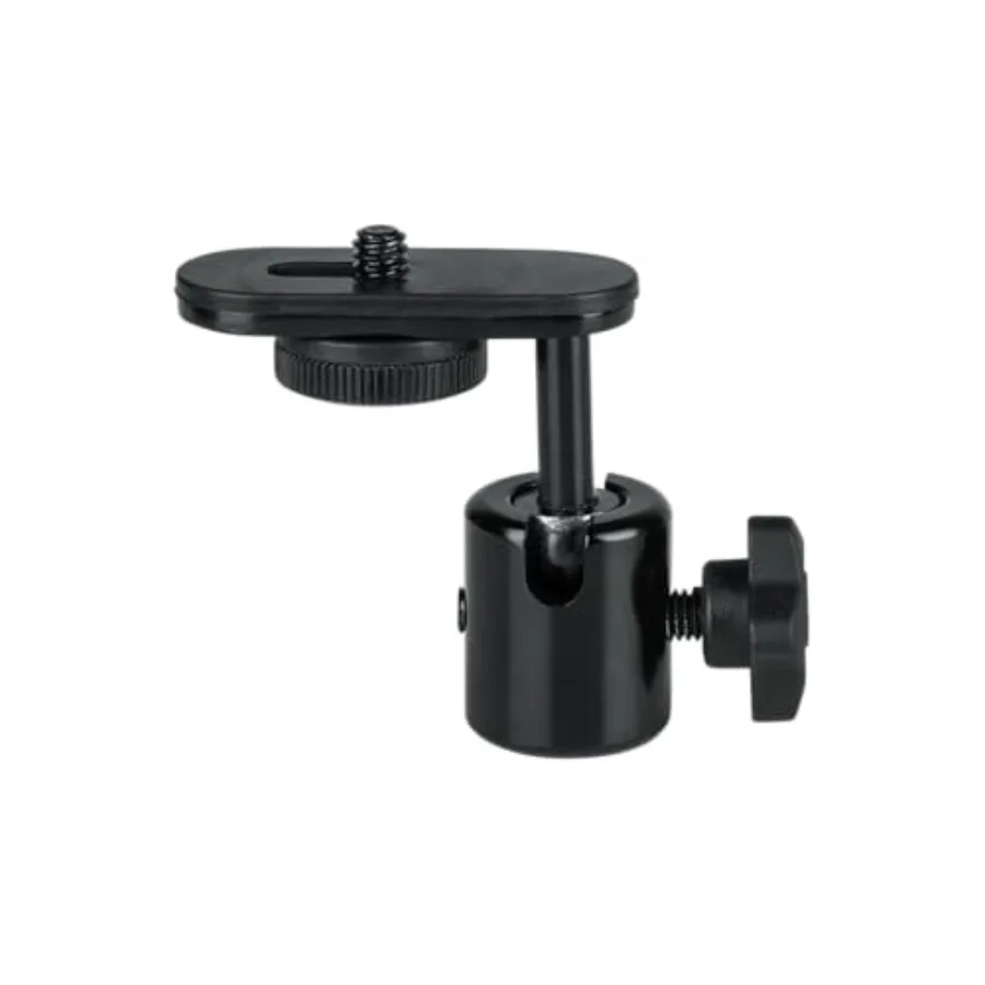 

Camera Mount Mic Stand Adapter with BallandSocket Fits Standard 1 420 Camera Threads GFWMICCAMERAMT