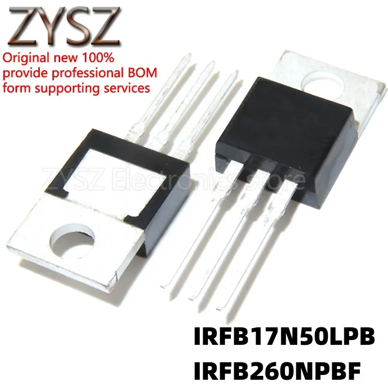 5PCS IRFB16N60LPBF IRFB17N50LPBF IRFB260NPBF in-line TO-220