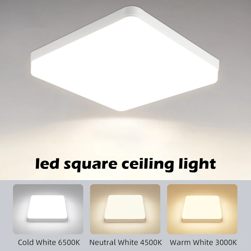 Square Led Panel Lights Ceiling Lamp 220V for living room Bedroom Lighting Neutral/Cold/Warm White 20W 30W 40W 50W Ceiling Light