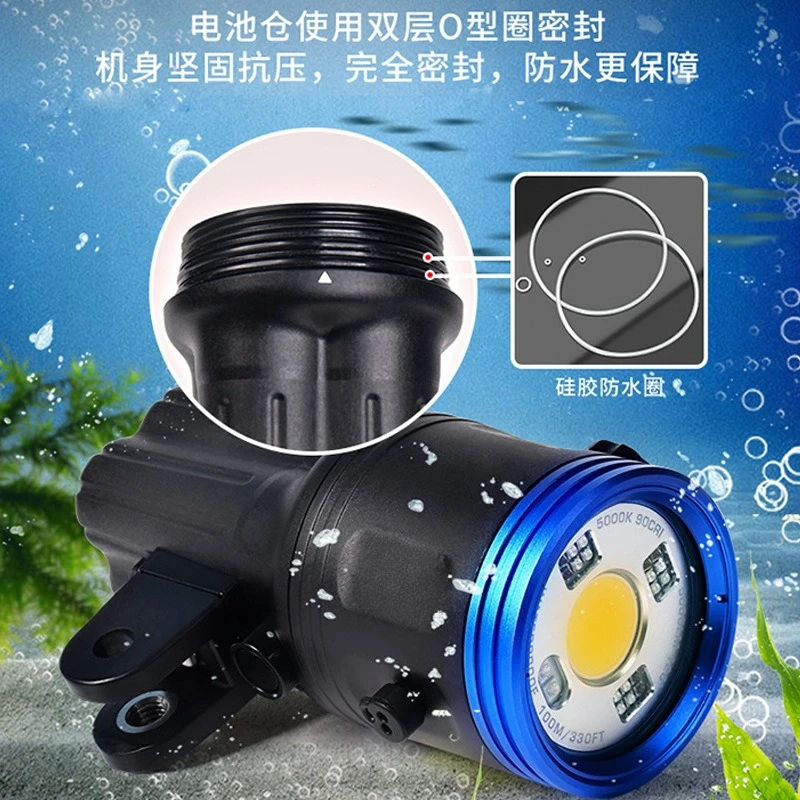 Complete Accessories Underwater Photo Flash Dive LED Fill Light Portable Flashlight​