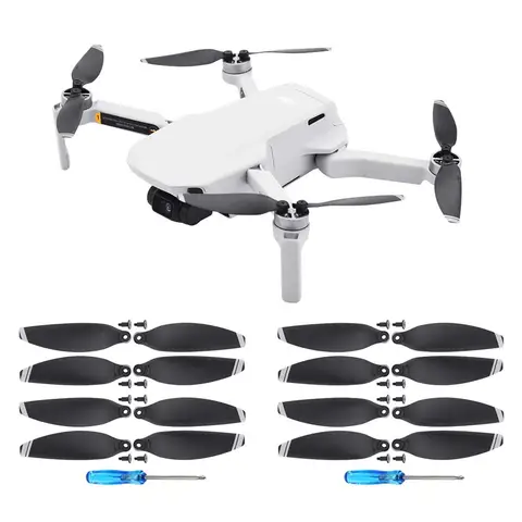 저소음 프로펠러 퀵 릴리스 블레이드 소품, DJI Mini 2 Mini Se 드론 액세서리, 4726F, 16 개