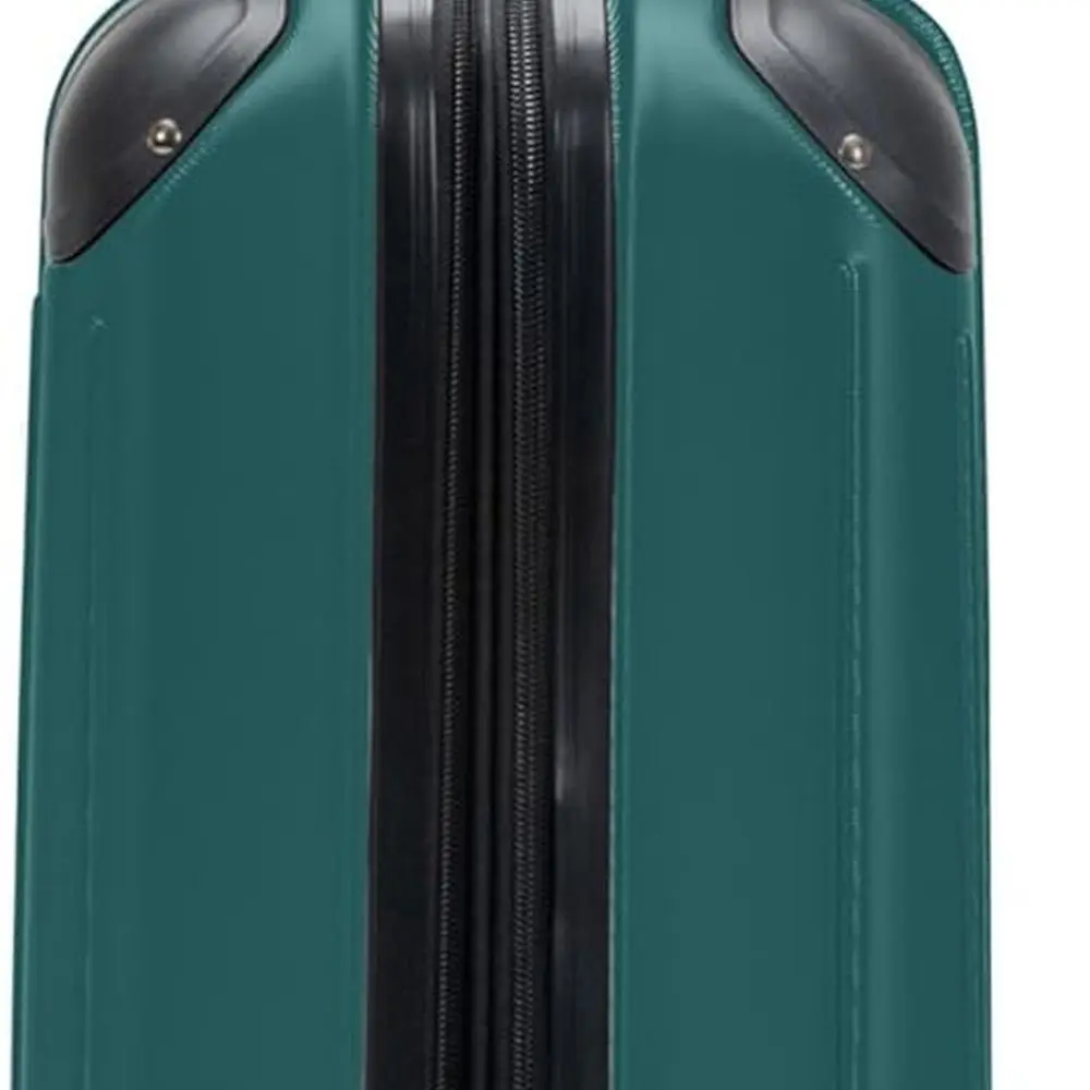 Midnight Turquoise 20 Expandable Hardshell Spinner Luggage with 8 Wheels