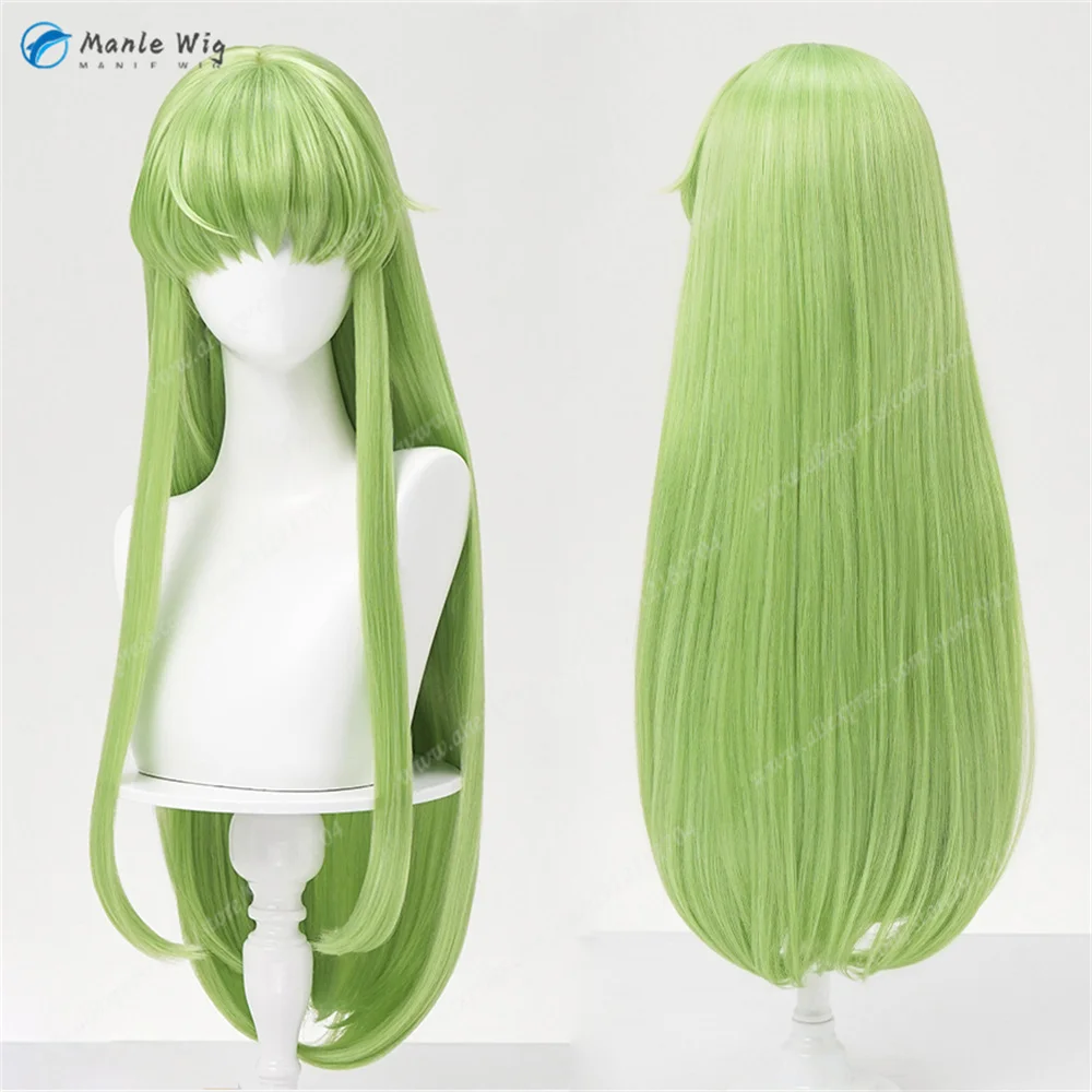 

FGO Enkidu Cosplay Wig 80cm Green Wigs Heat Resistant Synthetic Hair CC Halloween Cosplay Anime Wig For Women Role Play