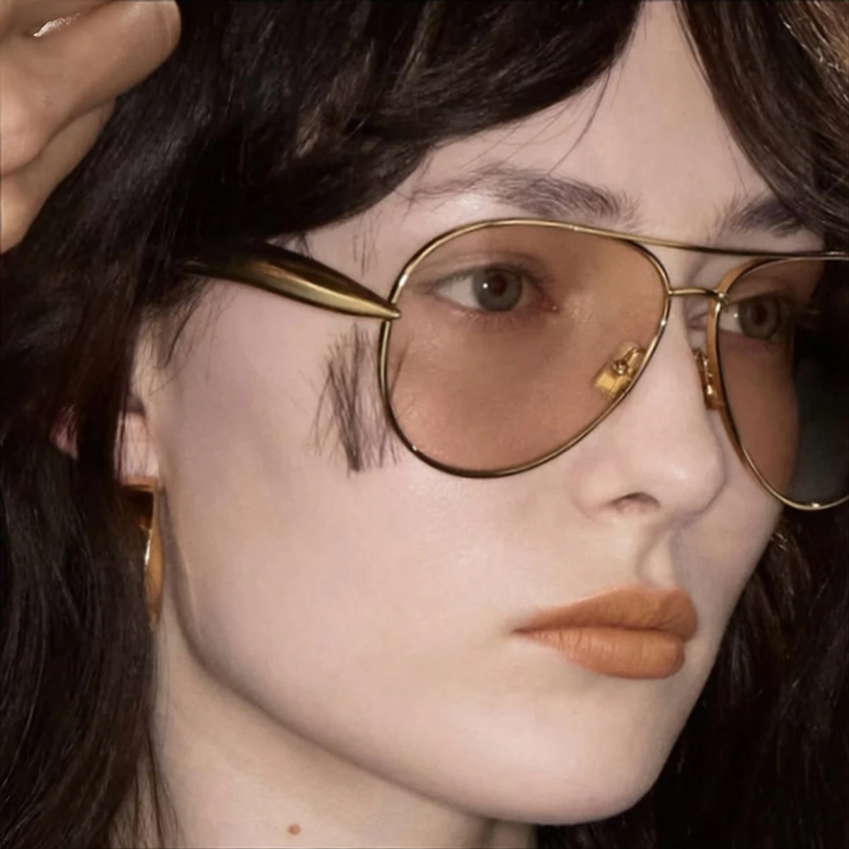 Fashionable Metal European and American Retro Trendy Toad Mirrors, Unparalleled, High End, Large Frame Sunglasses