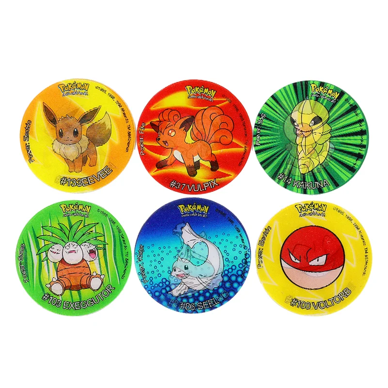 Conjunto Completo de 28-56 Peças de Tazos 3D Flip Pokémon ZA Mega Evolution, Pogs Redondos Lenticulares de Plástico Ecológico 4cm, Cartas Colecionáveis de Anime