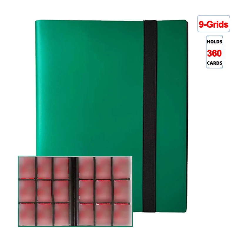 1Pc Card Bindmiddel 160/360/480 Trading Card Holder Boek Duurzaam Side Loading Kaart Boek Met Gaming kaarten PP Cover Bindmiddel Voor Kaarten - afbeelding 1