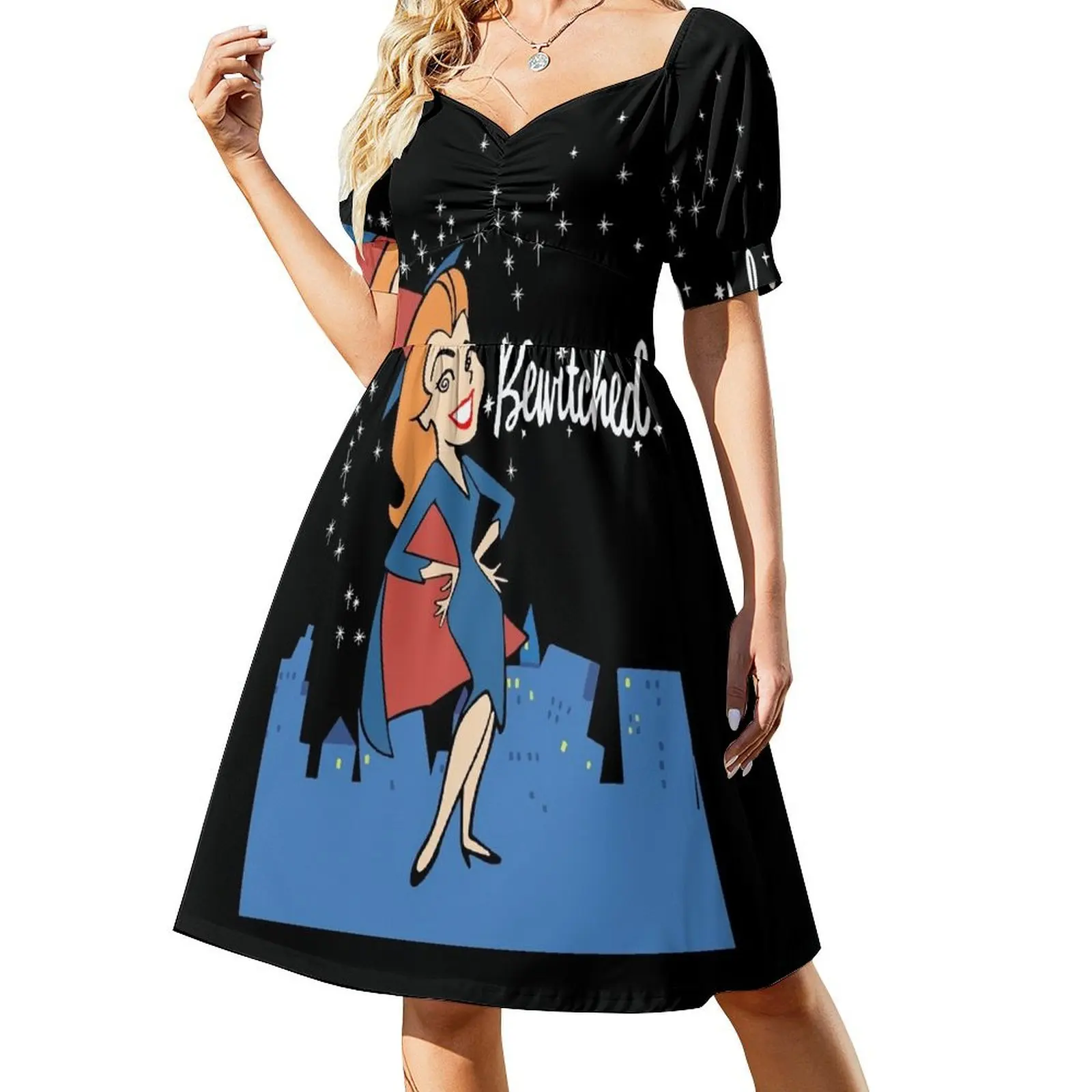 

Bewitched Vintage Art Sleeveless Dress beach dress women's luxury party dress women elegant luxury