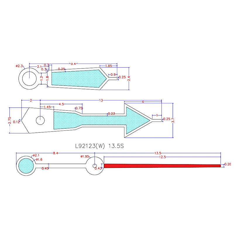 C3 Luminous Watch Hands SKX/SBBN Pointer Diving Watch DIY Parts for SKX007 NH35 NH36 Movement