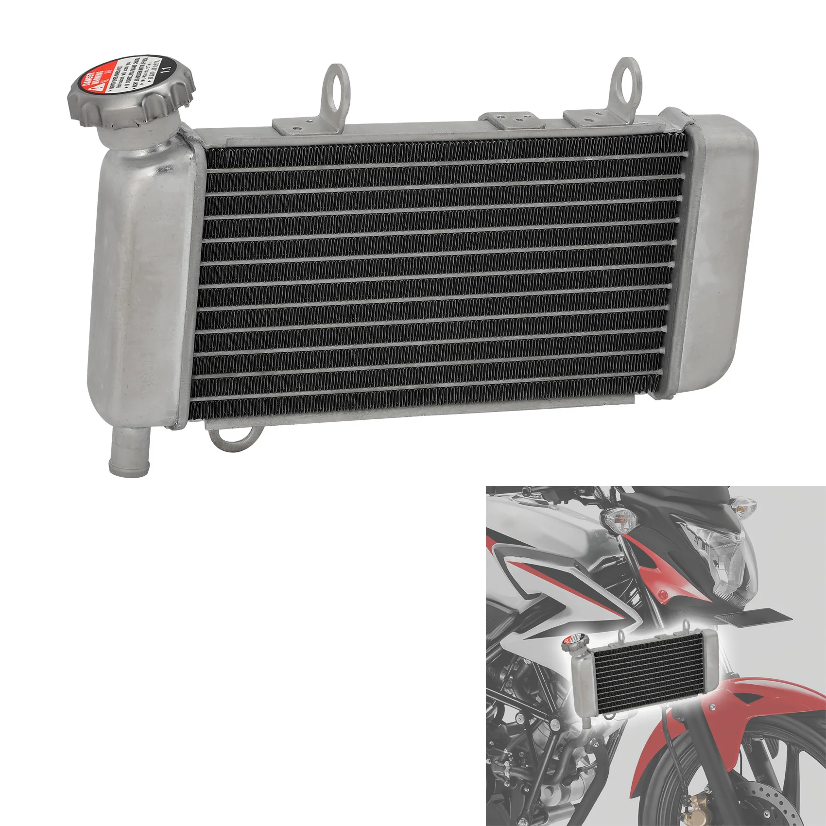 Radiador de Motocicleta para Resfriamento Compatível com Honda CB150R CBR 150R K45A 2013-2014 Acessórios para Motocicletas
