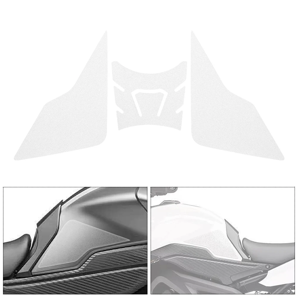 Motorcycle Fuel Tank Stickers Knee Grip Pad Decals Protector Waterproof Set For Yamaha MT-09 mt09 Tracer 900GT 900 GT 2015-2020 - view 4