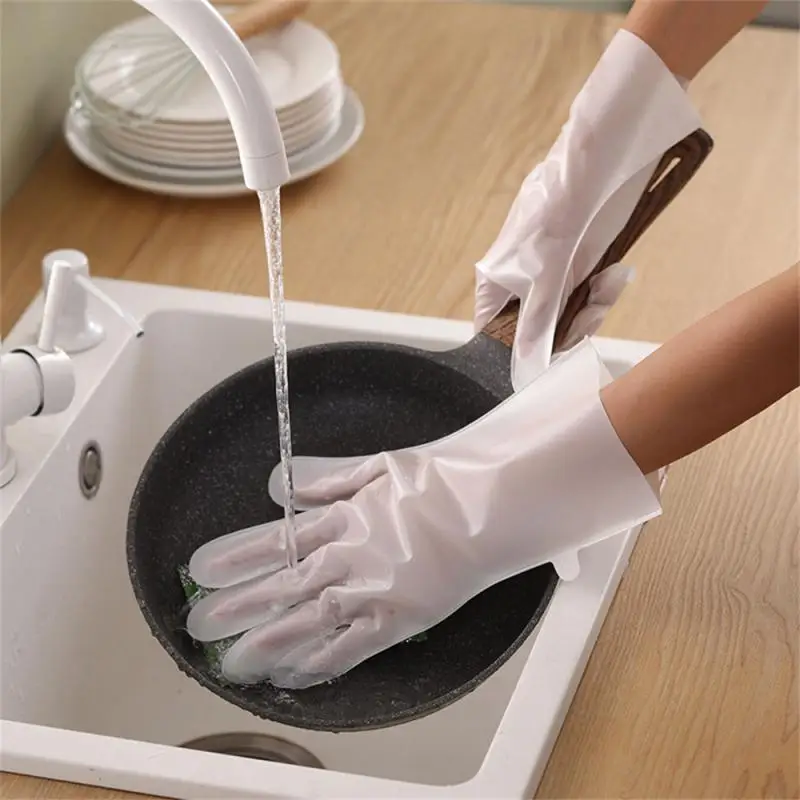 Waterproof Dishwashing Gloves Wear-resistant Durable Flexible Oil-proof Healthy Material Latex Gloves For Cleaning Lasting Soft