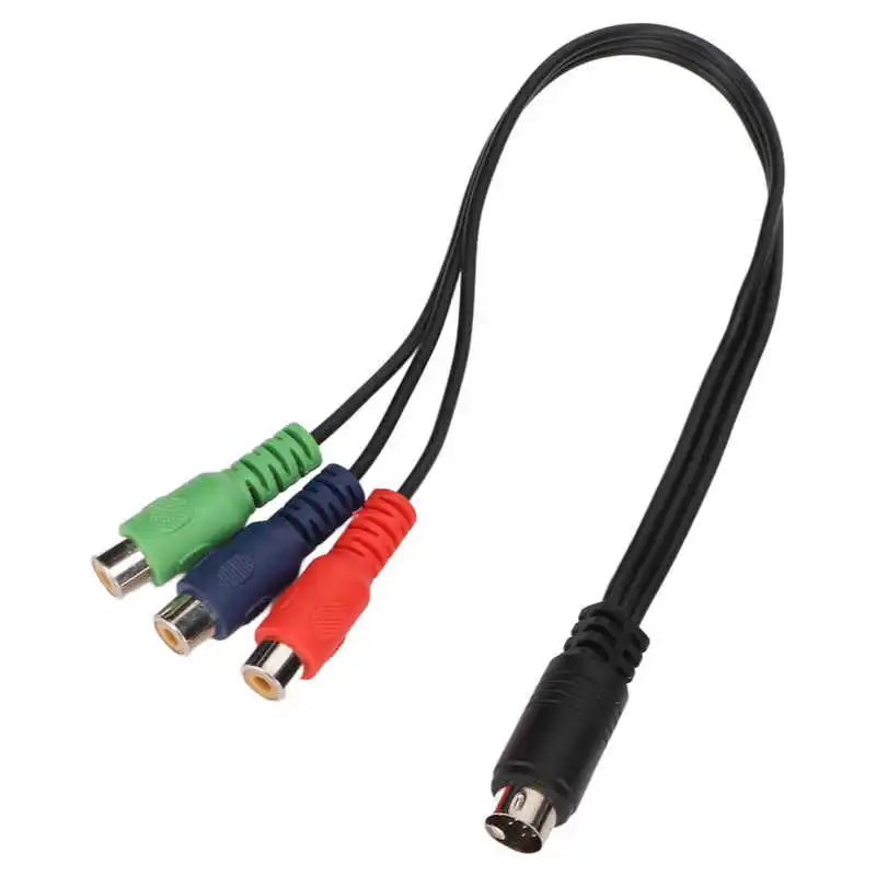 توصيل الفيديو بسهولة: تقييم كابل MINI DIN 9 إلى 3 RCA