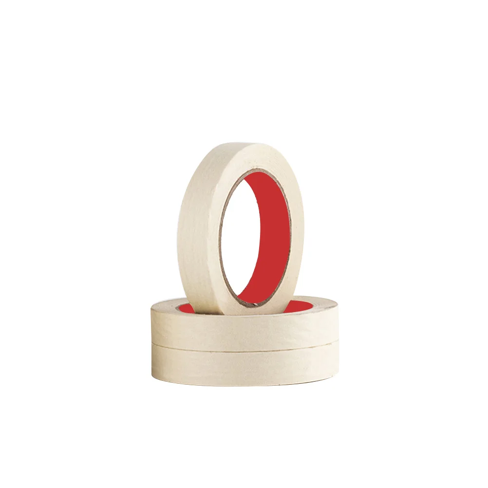 6 قطعة شريطٌ لاصق ورق لاصق للرسم رذاذ جدار ديكور الأرضية البيج خالية من البقايا مقاومة الطقس لزجة