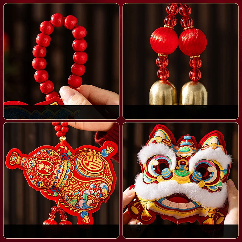 〔R〕2026 New Year Door Hanging "Fu" Character Zodiac Pendant Money Bag Fish Ornament Festive Decoration For Chinese New Year - Image 4