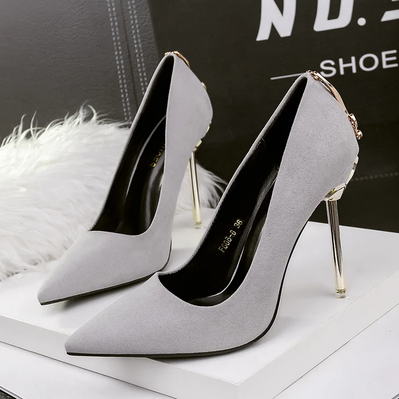 5 Colors avaliable High-heeled Shoes Fashion Pointy High Heels Night Shoes Pointed High Heels Club Sexy Singles Profession Pumps